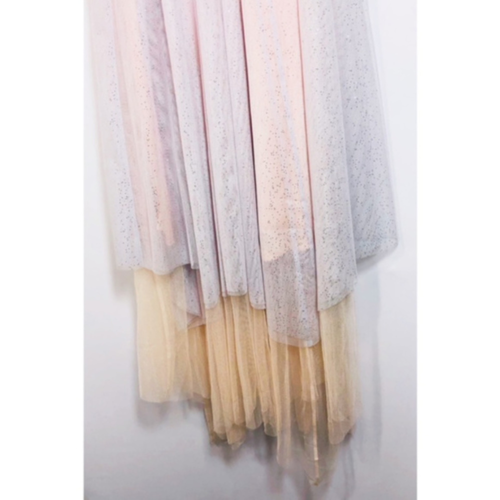 SOLD LC Lauren Conrad Dress Tulle Midi Layered - Picture 5 of 8
